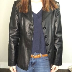 Women’s Wilson leather blazer